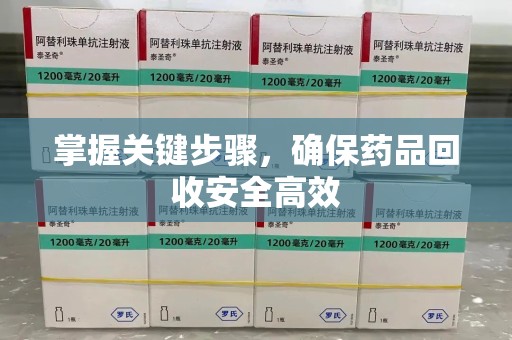 湖州掌握关键步骤，确保药品回收安全高效