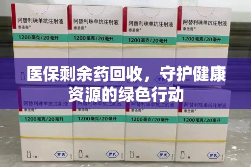 湖州医保剩余药回收，守护健康资源的绿色行动